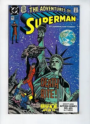 Buy ADVENTURES OF SUPERMAN # 465 (DC Comics, DEATH RITE, April 1990) • 5.95£