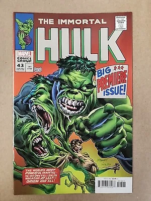 Buy Immortal Hulk #43 NM 2021 🔥 Bennett Homage Variant RECALLED. J11 • 15.80£