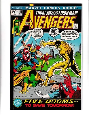 Buy Avengers 101 Fine Marvel Comics Book Iron Man Captain America Roy Thomas (1972) • 24.01£