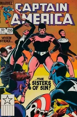 Buy Captain America #295 FN Marvel 1984 Sisters Of Sin | Death Of Horst • 6.30£