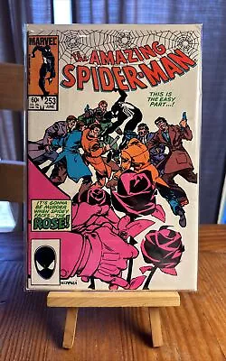 Buy AMAZING SPIDER-MAN #253 FN/VF 1984 1st Appearance Of Richard Fisk As The Rose • 7.23£