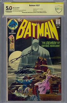 Buy Batman #227 Cbcs 5.0 Classic Neal Adams Cover Ss Signed Not Cgc • 800.60£