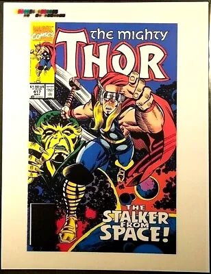 Buy Mighty Thor #417 Rare Production Art Cover Ron Frenz Loki Odin Marvel Comics • 118.73£