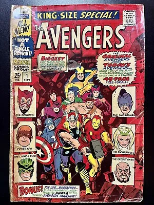 Buy Marvel Comics The Avengers Annual Vol.1 No.1 Sept 1967 King Size Special Silver • 15£