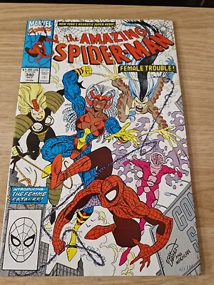 Buy The Amazing Spider-man 340, Marvel Comics, October 1990, Vf • 10£