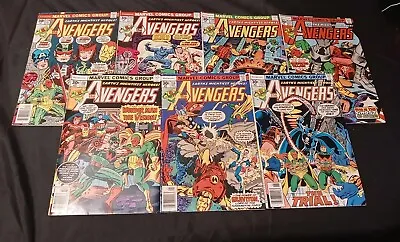 Buy The Avengers 154 - 160 Lot Of (7) Fine - Very Fine Condition White Pages  • 39.97£
