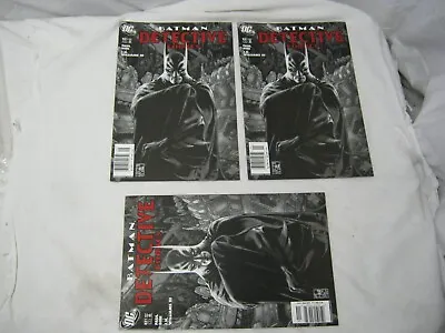 Buy Lot Of 3 DC Comics BATMAN Detective #821 Sept 2006 Comic Book(b) • 8.59£