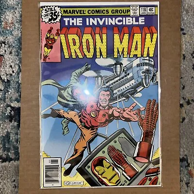 Buy Invincible Iron Man #118 (1979) 1st App Of James  Rhodey  Rhodes / War Machine • 35.94£