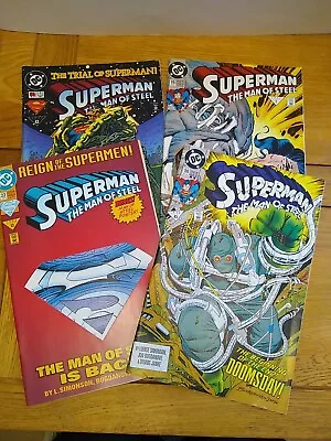 Buy Superman Man Of Steel #18 (DC 1992) 1st App.Doomsday! + #19, #22 & #50 *JOB LOT* • 15£