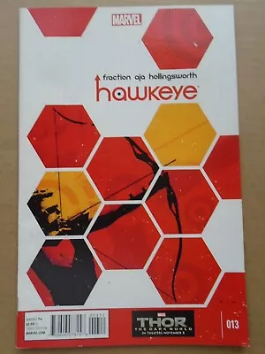 Buy HAWKEYE #13 1st Print Matt Fraction Marvel 2013 VF • 2.95£