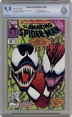 Buy Amazing Spider-Man #363 CBCS 9.8 1992 0013466-AA-027 • 162.77£