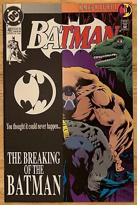 Buy Batman #497(June1993) DC, Kelley Jones Cover, Knightfall #7, 9.0VF/NM Or Better! • 2.73£