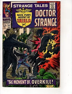 Buy Strange Tales #151 (1966) KEY (THIS BOOK HAS MINOR RESTORATION SEE DESCRIPTION) • 14.14£