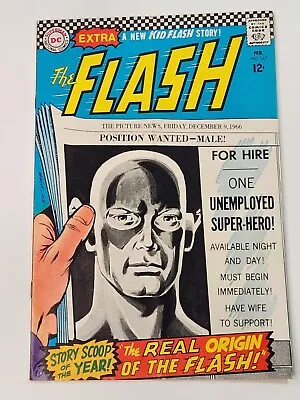 Buy The Flash 167 DC Comics Origin Of Flash Barry Allen Retold Silver Age 1967 • 19.71£