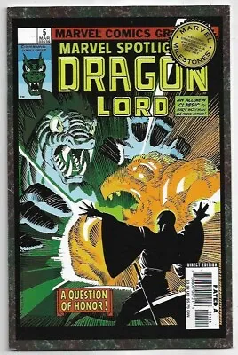 Buy Marvel Spotlight On Dragon Lord #5 Marvel Milestones Reprint VFN (1991) Marvel • 5£