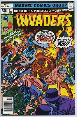 Buy INVADERS #21 - 7.0, OW-W - Captain America - Human Torch - Sub-Mariner • 5.96£