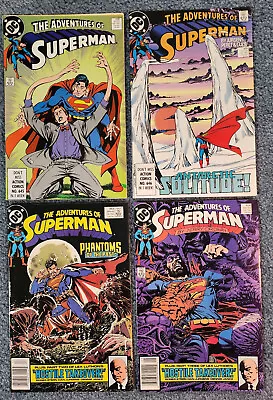 Buy The Adventures Of Superman #453,454,458,459 DC Comics 1989 - VF+ To VF/NM • 16.08£