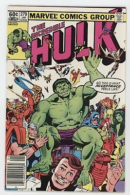 Buy Incredible Hulk 279 Marvel 1983 NM- Avengers X-Men Thor Captain America • 8£