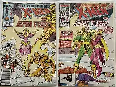 Buy Marvel X-MEN & ALPHA FLIGHT # 1 & 2 Complete Set 1985 Loki Wolverine • 9.97£