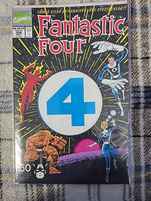 Buy Fantastic Four #358 (1991) 1st Marvel Die-Cut Cover 9.8 White Pages • 32.17£