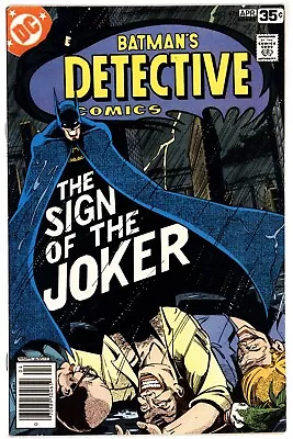 Buy Detective Comics #476 Very Fine VF 8.0 Sign Of The Joker- Laughing Fish Part 2 • 39.94£