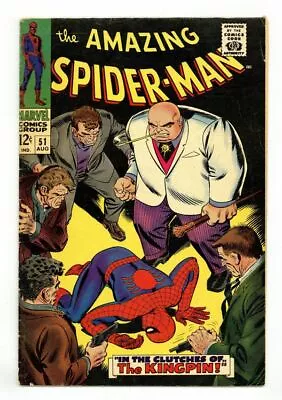 Buy Amazing Spider-Man (1963 1st Series) 51 VG/ FN (Boarded And Bagged) • 200£