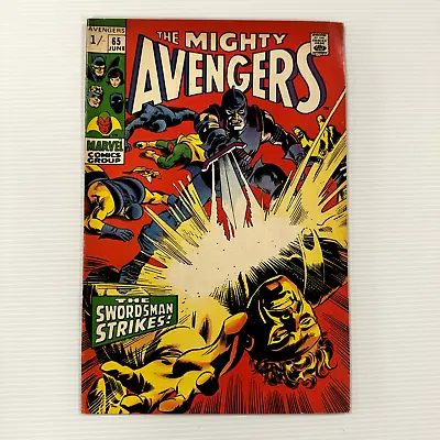 Buy The Mighty Avengers #65 1969 FN+ Pence Copy • 36£