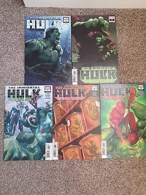 Buy  THE IMMORTAL HULK ISSUES 1 +6  Variants  7 8 9, First Prints NM? • 40£