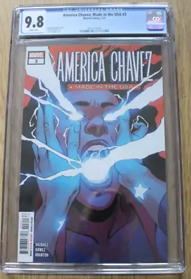 Buy AMERICA CHAVEZ Made In The USA 3 CGC 9.8 1st Appearance Catalina Chavez • 39.95£