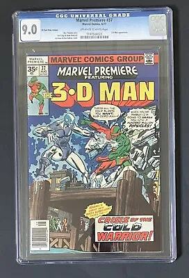 Buy Marvel Premiere #37 Cgc 9.0 Ow/wh Pages 35 Cent Price Variant Roy Thomas • 134.40£