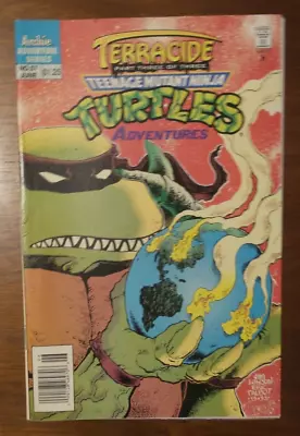 Buy Teenage Mutant Ninja Turtles Adventures #57 (1994) Terracide Pt 3 Newsstand • 17.98£