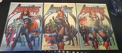Buy The Avengers #8 J.Scott Campbell Exclusives, A, B & C • 59.99£