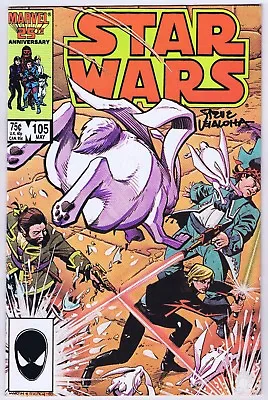 Buy Star Wars #105 VF Signed W/COA Steve Leialoha 1986 Marvel Comics  • 37.37£