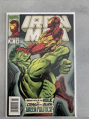Buy Marvel Comics Iron Man #305 1994 1st App Hulk Buster Key Newsstand Variant • 14.99£