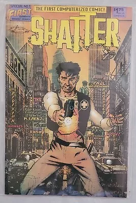 Buy First Comics Special Shatter #1, The First Computerized Comic! - 1985 - VF  • 3.95£