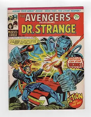 Buy 1968 Marvel Strange Tales #166 & Avengers #44 2nd Red Guardian & Iron Fist Uk • 71.36£