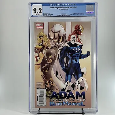 Buy Adam: Legend Of The Blue Marvel #1 CGC 9.2 (2009) - 1st Appearance FREE SHIPPING • 260.16£