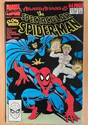 Buy SPECTACULAR SPIDER-MAN ANNUAL # 9 (CLOAK And DAGGER App. 1989) NM • 0.99£