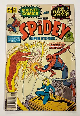 Buy Spidey Super Stories #20. Dec 1976. Marvel/electric Comp. Vg+. Fantastic Four! • 10£
