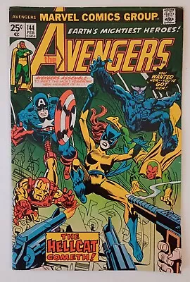 Buy  Avengers #144 (1st Appearance Of Hellcat) 1976 • 19.30£