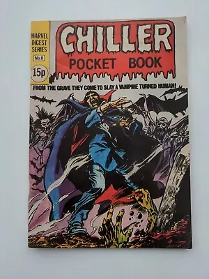 Buy Chiller Pocket Book #6. Marvel Digest Series 1980. Dracula Ghost Rider • 2.99£