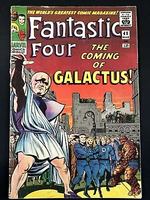 Buy Fantastic Four #48 Complete 1st Silver Surfer Marvel Vintage Silver Age G/VG *A4 • 712.61£