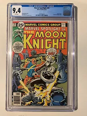 Buy Marvel Spotlight #29 - CGC 9.4 White Pages -  2nd Solo Moon Knight • 148£