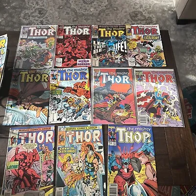 Buy Lot Of 11 Comics. The Mighty Thor # 302,305,348,355,362,375,378,383,416,424,427 • 23.64£