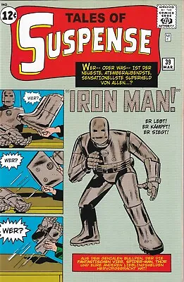 Buy Tales Of Suspense 39 - Iron Man 1 - German Reprint / Variant - Stan Lee - Marvel • 20.13£
