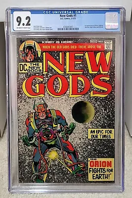 Buy New Gods #1 (1971) CGC 9.2 - 1st Appearance Of Orion & Many More DC Comics Key • 205.52£