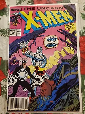 Buy Uncanny X-Men 248 Newsstand 1st Published Artwork By Jim Lee On X-men Title Key  • 7.94£