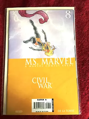 Buy Free P & P; Ms. Marvel #8 (Dec 2006) - CIVIL WAR Crossover! • 4.99£