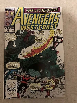 Buy Avengers West Coast #54 - Jan 1990 • 3£