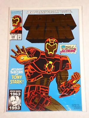 Buy Ironman #290 Vol1 Nm (9.4) Ds 30th Anniversary Tony Stark Return March 1993 • 6.99£